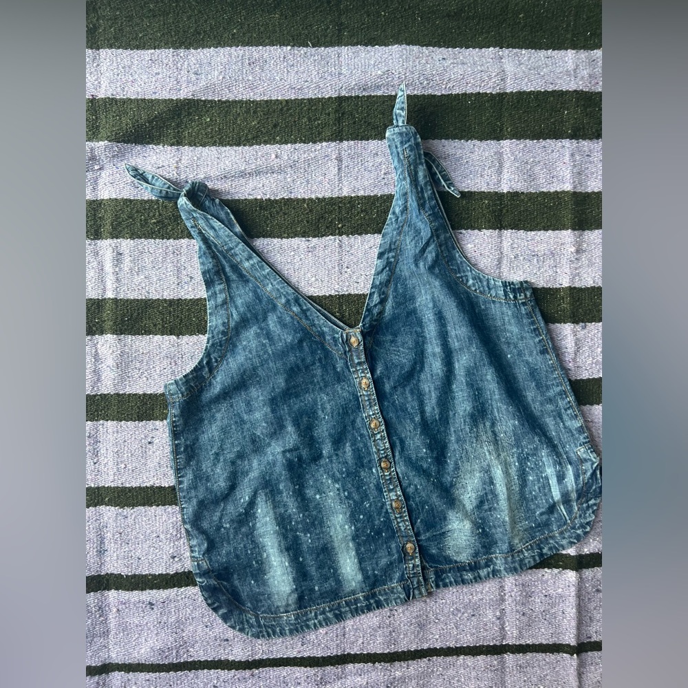 Pilcro anthropologie denim top size 12